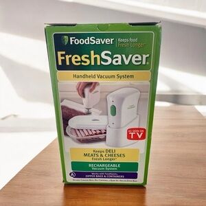 Food Saver Fresh Saver Handheld Vacuum Sealer New In Box